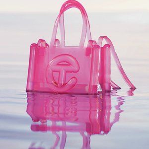 Melissa x Telfar Jelly Shopper in Small Barbie Pink